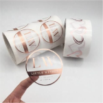 gold foiling sticker