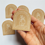 kraft paper sticker